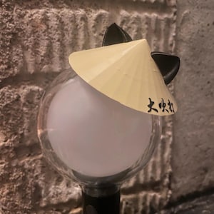 Traditional Straw Hat Topper Light Stick Fuse Decor