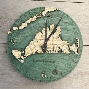 Martha's Vineyard Clock,  12" Diameter