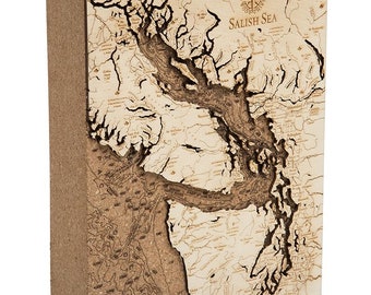 Salish Sea Cork Map
