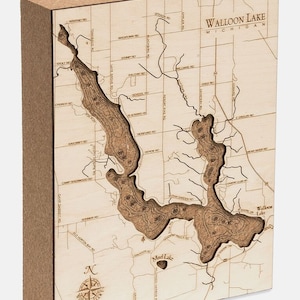 Walloon Lake Cork Map