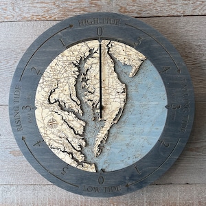 Chesapeake Bay Tide Clock, 16.50" Diameter