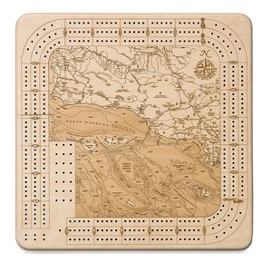 Santa Barbara/ Channel Islands Cribbage Board