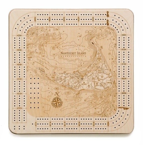 Nantucket Cribbage Board - Etsy