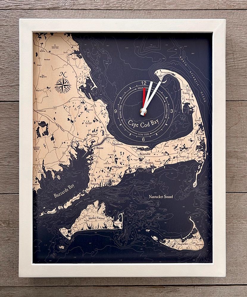 Cape Cod Framed Tide & Time Clock - Etsy