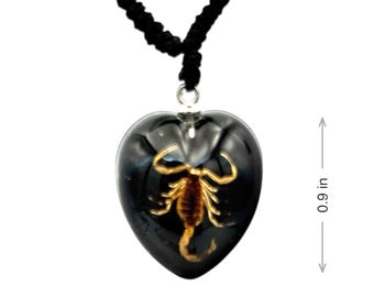 Scorpion Necklace 0.9x0.6x0.4 in