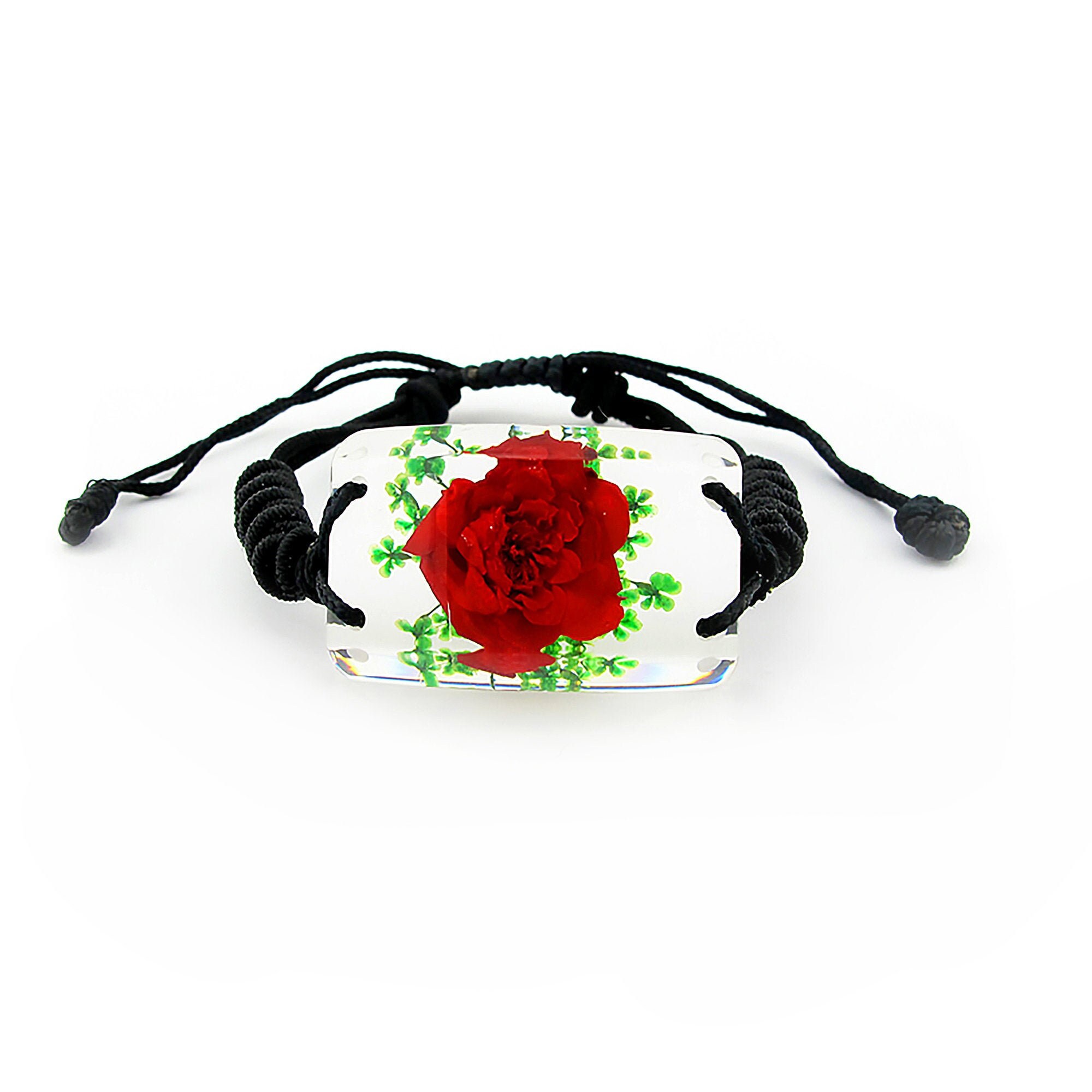 Real Rose Bracelet 1.3x0.9x0.5 in