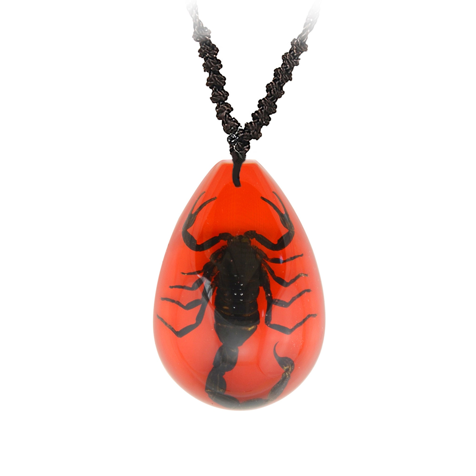 Black scorpion necklace deals