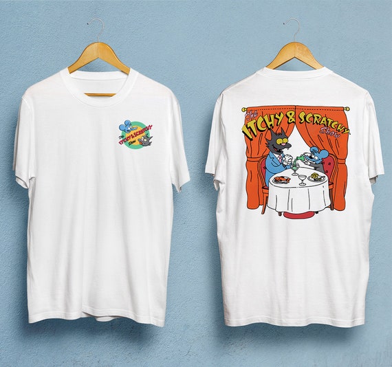 Itchy and Scratchy Dinner T-Shirt - image 1