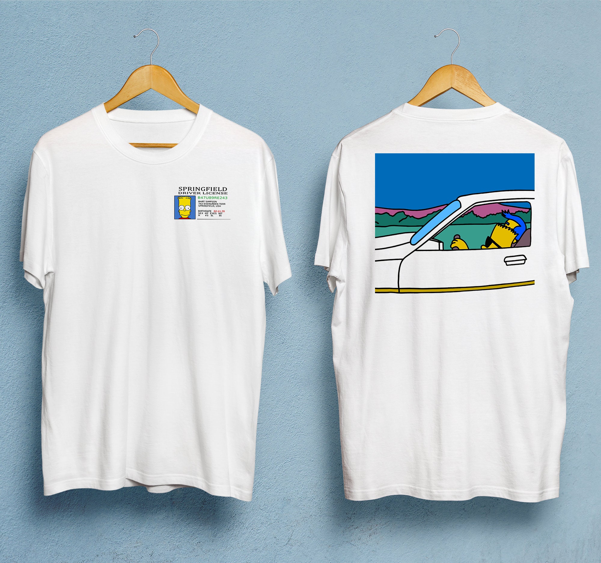 On the Road - Bart T-Shirt