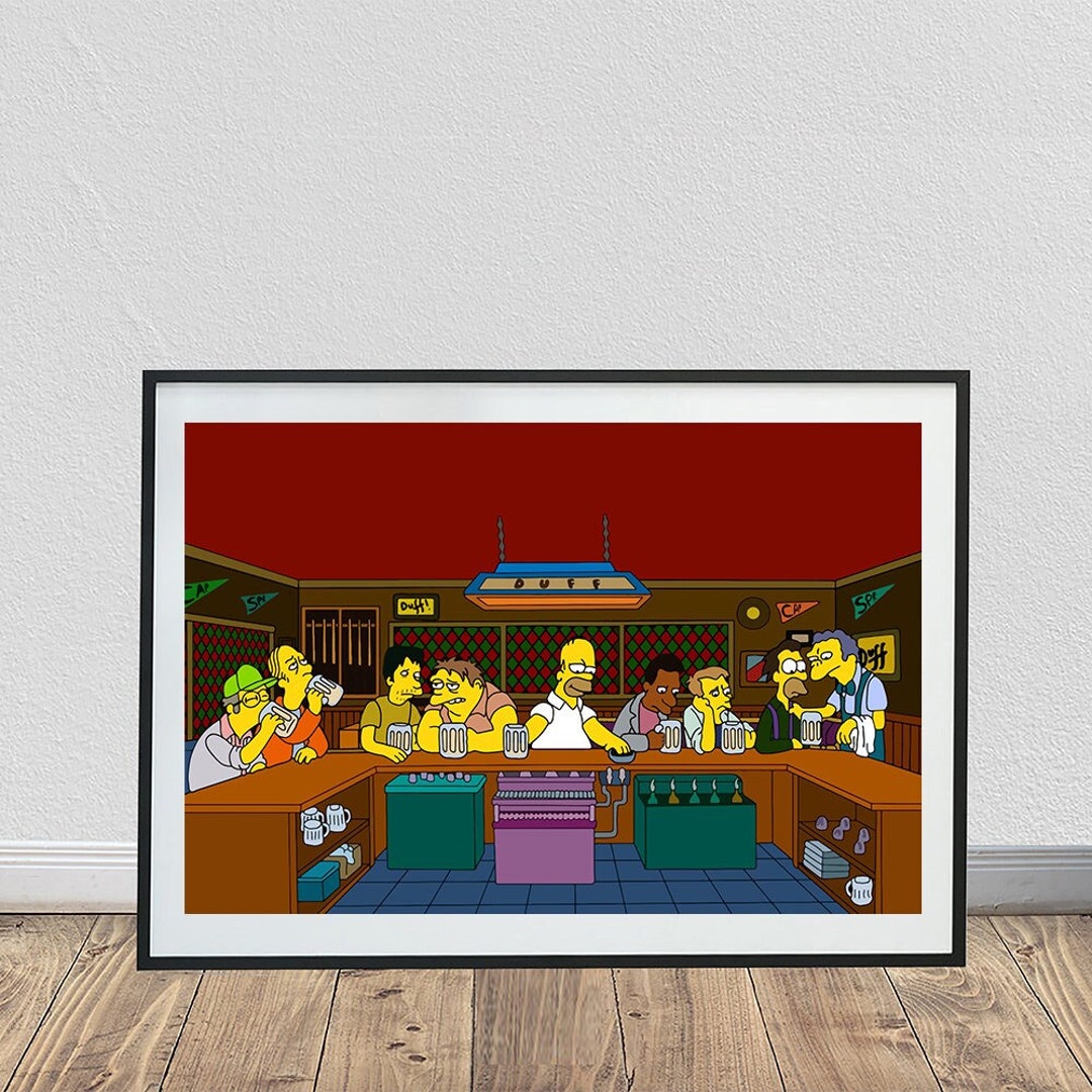 Buy Moes Bar Poster 24 X 36 Online in India - Etsy