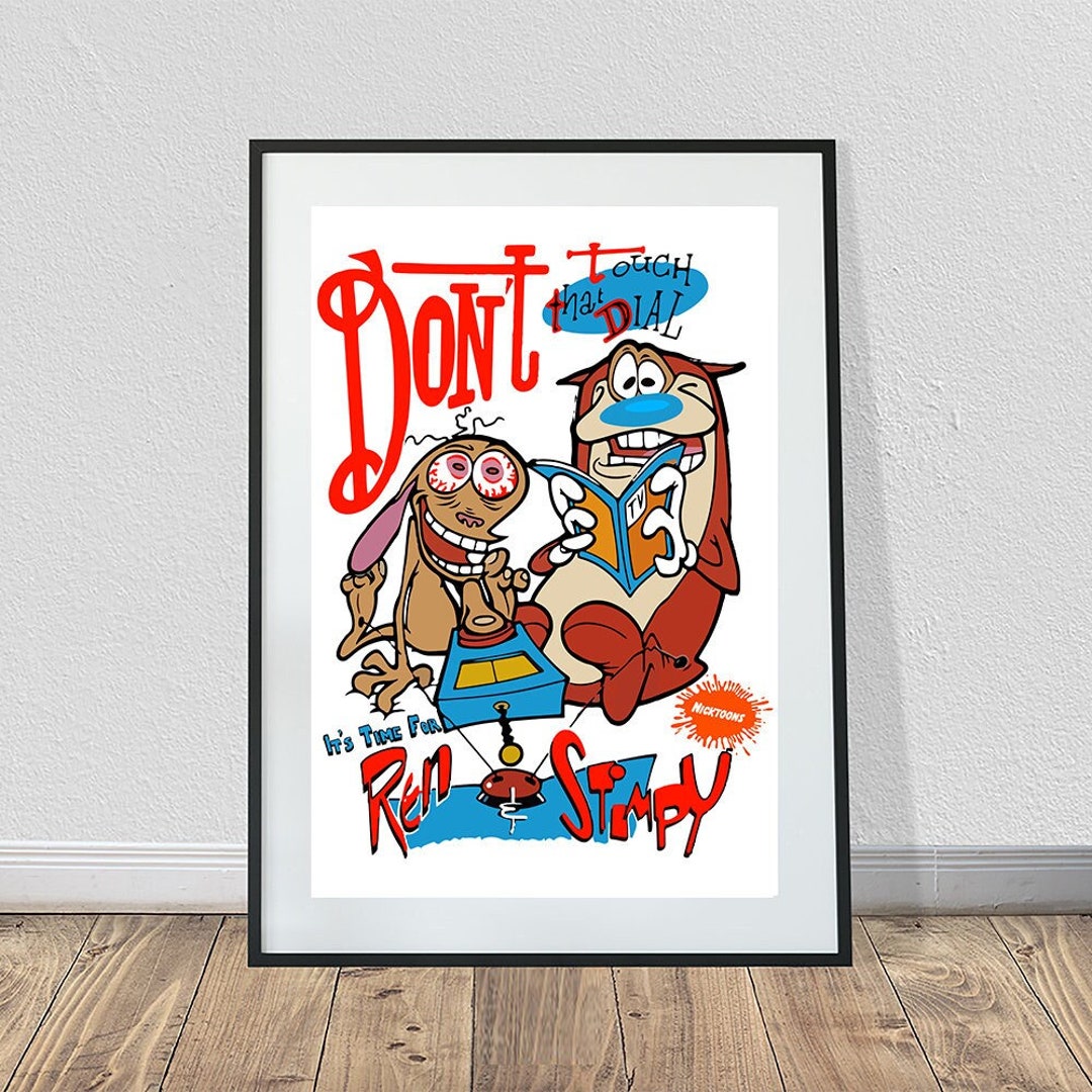 Its Time for Ren and Stimpy Poster 24 X 36 Etsy