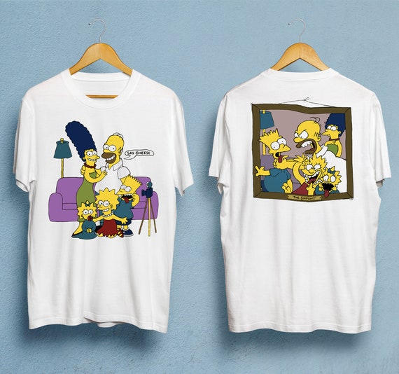 Say Cheese Simpsons Retro T-Shirt - Etsy.de
