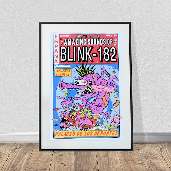 The Amazing Sounds of Blink-182 Spanish Poster (24"x36")