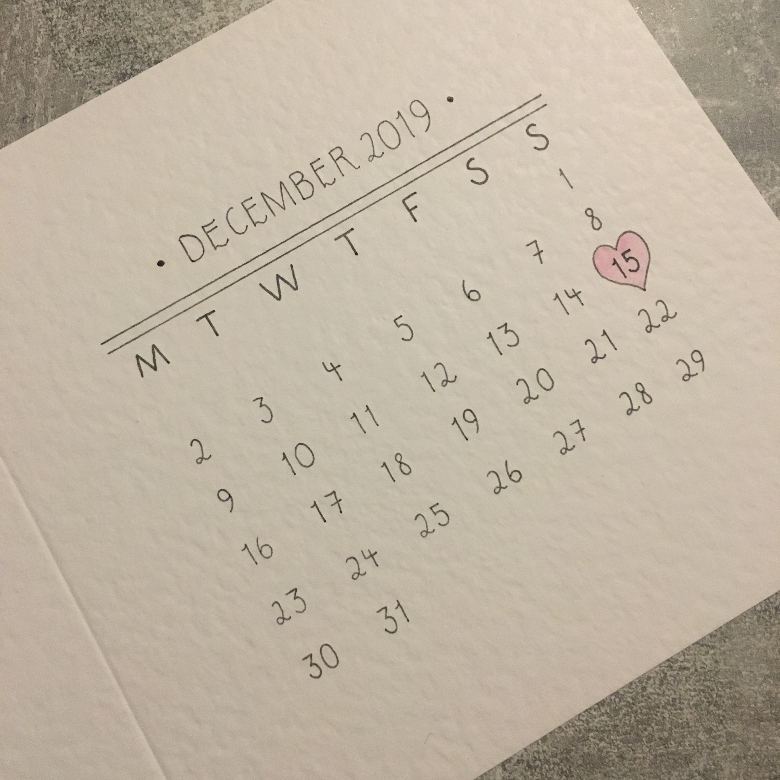 Personalised Anniversary Calendar Greetings Card Etsy UK