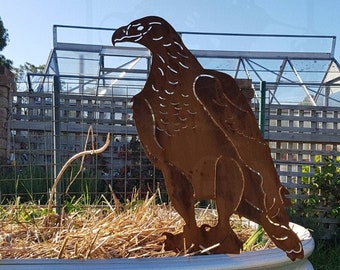 Wedge Tailed Eagle Garden Art, Wedge Tailed Eagle Sculpture, Eagle Garden Decoration, Metal Wedge Tailed Eagle, Eagle Gift