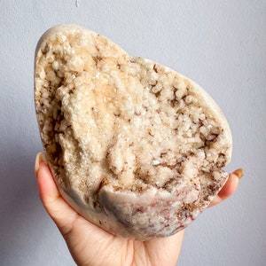 Druzy amethyst flower agate free form natural crystal ornament home decoration