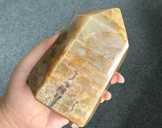 Moonstone tower  Healing Crystal home decor
