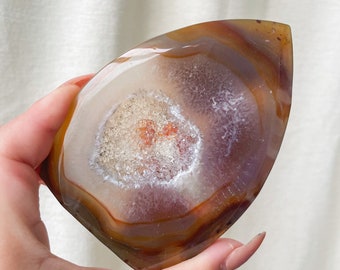 Druzy agate Freeform natural crystal ornament home decoration