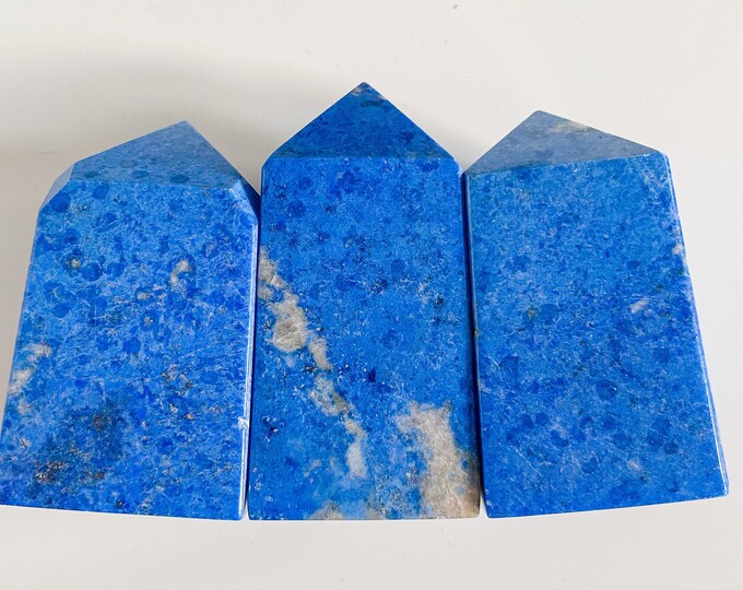 Azurite crystal tower medium crystal tower healing crystal healing journey home decoration