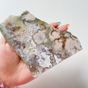 Rare flower agate crystal |cherry blossom agate home decoration | flower agate specimen | healing crystal | birthday gift|anniversary gift