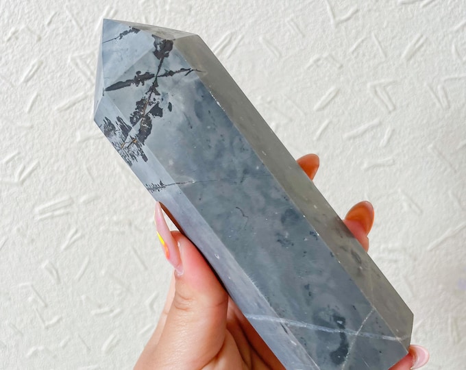Picture jasper crystal tower healing crystal healing journey home decoration