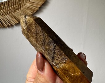 Rutilated Agate natural crystal tower home decor