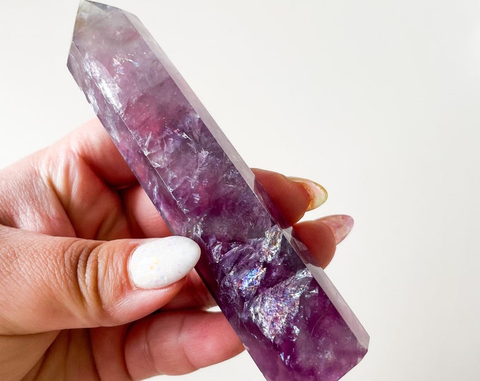 Fluorite crystal tower