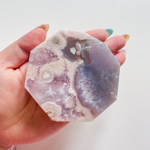 Rare flower agate crystal |cherry blossom agate home decoration | flower agate specimen | healing crystal | birthday gift|anniversary gift