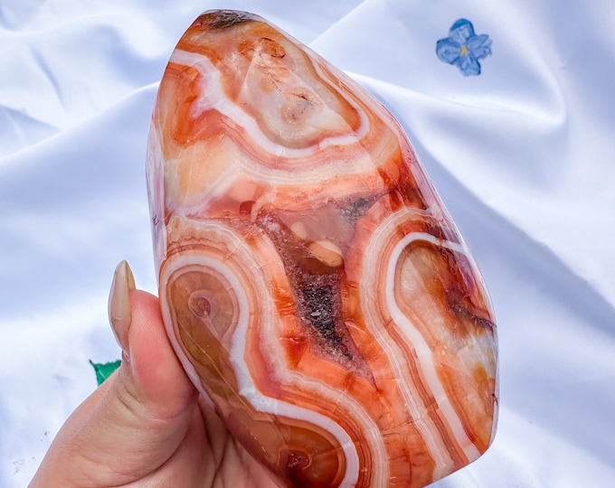 Carnelian crystal freeform | Carnelian stone home decoration | carnelian stone healing crystal | birthstone gifts| wedding anniversary gift