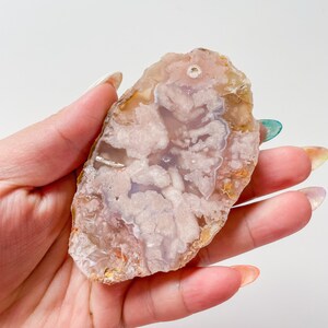 Rare flower agate crystal |cherry blossom agate home decoration | flower agate specimen | healing crystal | birthday gift|anniversary gift