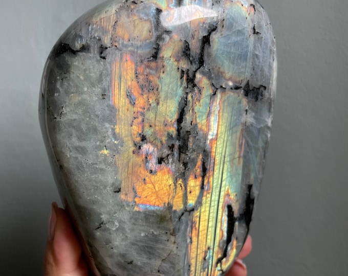 Labradorite freeform Healing Crystal home decor