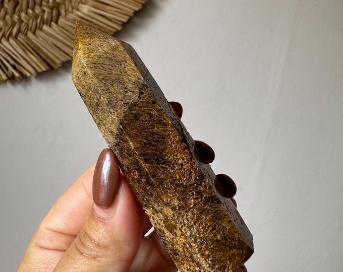 Rutilated Agate natural crystal tower home decor