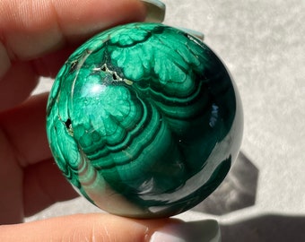 Malachite premium crystal sphere healing crystal healing journey home decoration