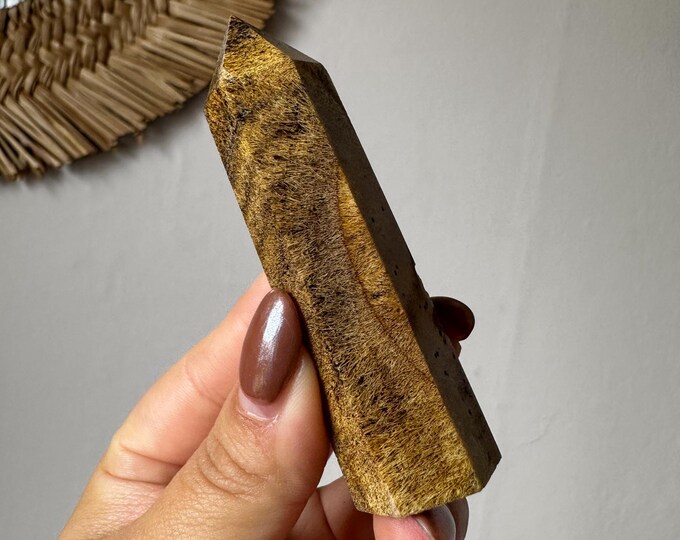 Rutilated Agate natural crystal tower home decor