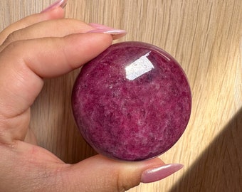 Premium Ruby Large Cabochron | Exquisite Precious Gemstone for Crystal Collectors and Enthusiasts