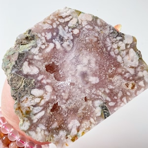 Rare flower agate crystal |cherry blossom agate home decoration | flower agate specimen | healing crystal | birthday gift|anniversary gift