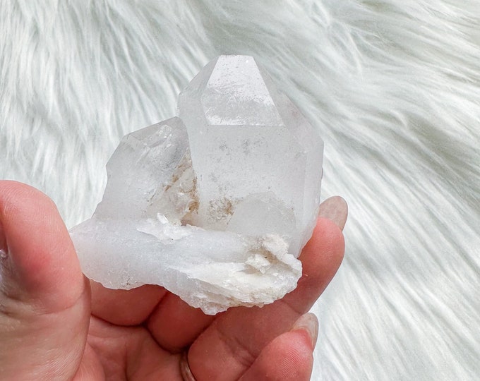 Clear quartz mineral specimen | premium crystal cluster | crystal healing home decoration | healing crystal | crystal decoration