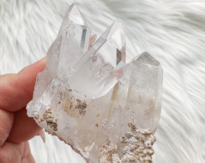 Clear quartz mineral specimen | premium crystal cluster | crystal healing home decoration | healing crystal | crystal decoration