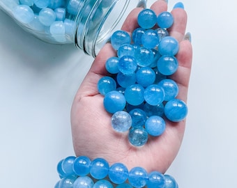 aquamarine Crystal mini sphere | high quality aquamarine mini spheres