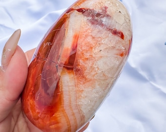 Carnelian crystal freeform | Carnelian stone home decoration | carnelian stone healing crystal | birthstone gifts| wedding anniversary gift