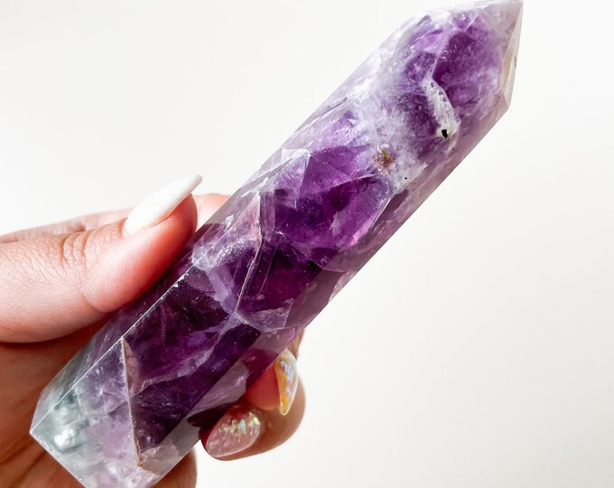 Fluorite crystal tower