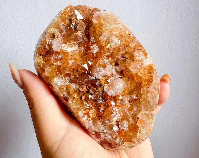 Druzy amethyst flower agate free form natural crystal ornament home decoration