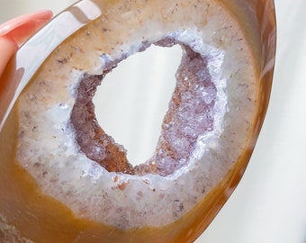 Druzy amethyst Freeform natural crystal ornament home decoration