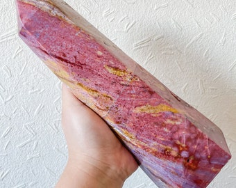 Ocean Jasper large crystal tower healing crystal home decor