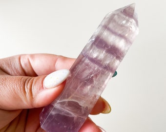 Fluorite crystal tower