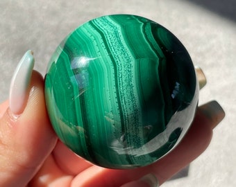Malachite premium crystal sphere healing crystal healing journey home decoration