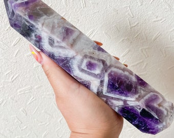 Amethyst crystal tower ｜ amethyst quartz tower ｜Chevron amethyst tower