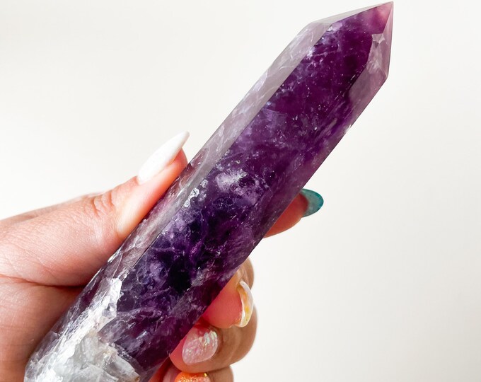 Fluorite crystal tower