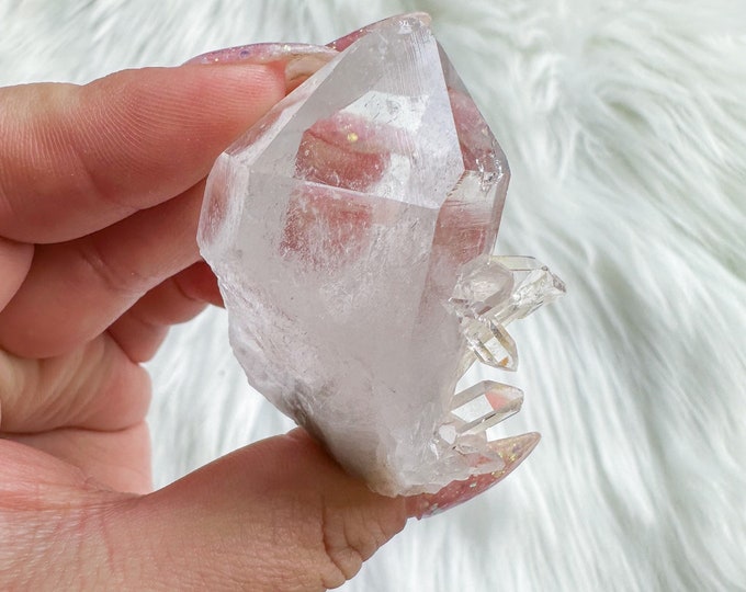 Clear quartz mineral specimen | premium crystal cluster | crystal healing home decoration | healing crystal | crystal decoration