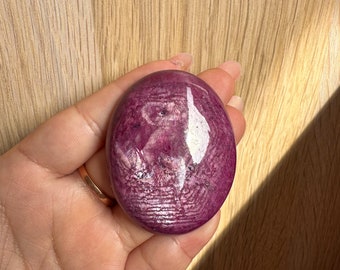 Premium Ruby Large Cabochron | Exquisite Precious Gemstone for Crystal Collectors and Enthusiasts